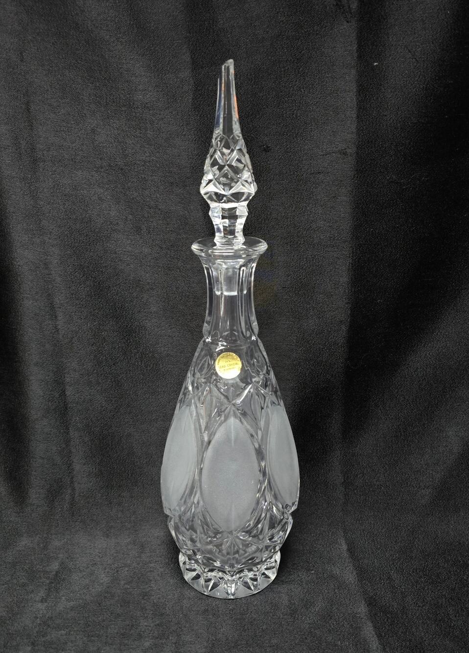 Vintage Princess House 24% Lead Crystal Liquor Decanter & Stopper W. Germany